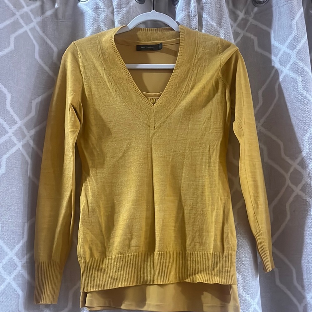 Mustard cami and sweater